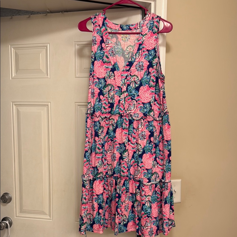 Lilly Pulitzer Floral Sleeveless Dress